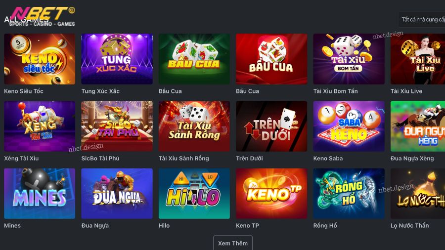 Mini game Nbet thưởng lớn