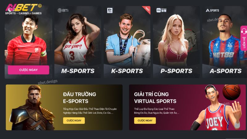 Tại sao nên lựa chọn tham gia cá độ thể thao Nbet?